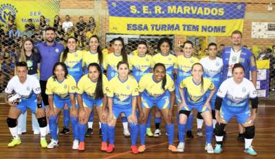 Equipe do Marvados feminino: vice-campeã