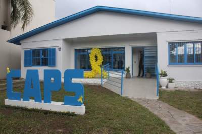 O Caps de Candelária fica na Av. Mal. Deodoro, 445 (Foto: Arthur L. Mallmann | Folha de Candelária)