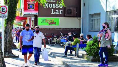 Covid-19, estável no estado, contágio registra queda no município