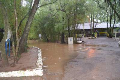 Chuva causa transtornos em Candelária 