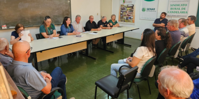 Reunião no Sindicato Rural apresenta cursos do Senar/RS