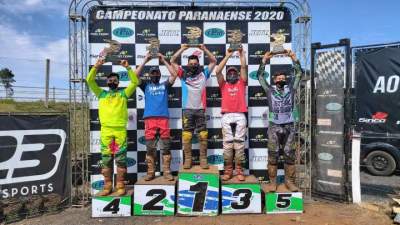 Candelarienses se destacam no paranaense de Velocross