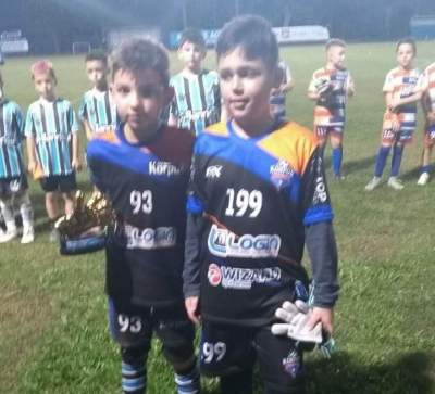 Kauã e Mário Gazin, goleiros menos vazados com três gols