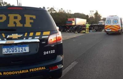 Acidente com carro de Candelária resulta na morte de idosa na BR-386