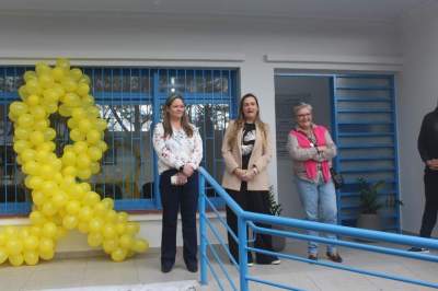 Cristiane Pradella, Grazieli Priebe e Mariluci Reis (Foto: Arthur L. Mallmann | Folha de Candelária)