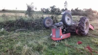 Acidente agrícola mata agricultor no Corredor dos Renner