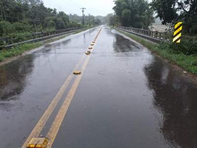 Ponte sobre o Arroio Bonito é interditada 