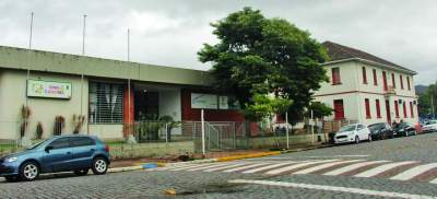EMEI Candina passou a alugar o antigo Ulbra/Concórdia em 2022 (Foto: Odete Jochims | Folha de Candelária)