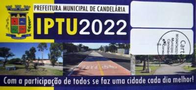  Carnês do IPTU 2022 estão sendo entregues pelos Correios