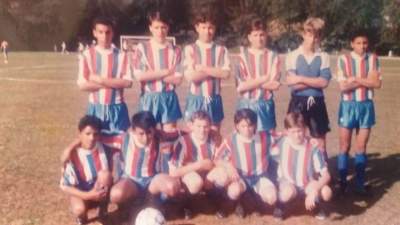 A equipe juvenil do Atlético em amistoso em Minas Gerais - Arquivo Rodolfo Feldmann