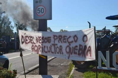 Protesto em Novo Cabrais