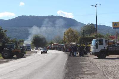 Manifestação em Candelária