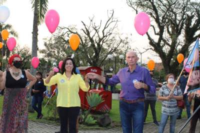 Inauguração do comitê foi marcada por ato simbólico na praça