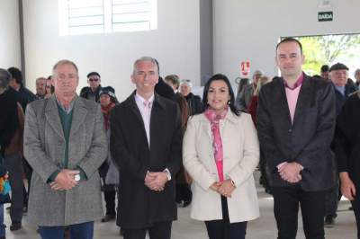 Nestor Ellwanger, Paulo Butzge, Kelly Moraes e Jorge Willian Feistler