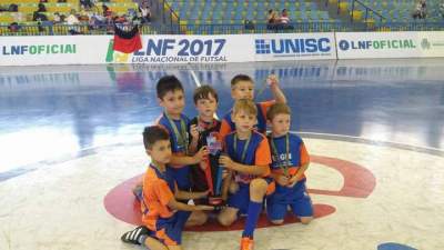 Meninos da Sub-07 da Korpus venceram o Flamengo, de Santa Cruz do Sul, por 4 a 2 na final