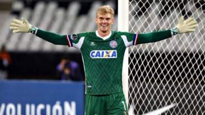 Douglas Friedrich celebra bom momento no Bahia