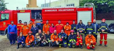 Bombeiros de Candelária realizam treinamentos no Gavi