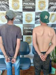 Polícia Civil prende dupla que estaria envolvida em latrocínio