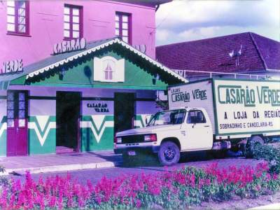 A primeira loja do Casarão Verde em Candelária foi instalada na Avenida Pereira Rego, ao lado do Clube Rio Branco