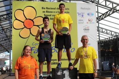 Premiação 16/19 anos masculino 4km