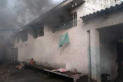 Bombeiros Voluntários controlam incêndio no Presídio Estadual de Candelária