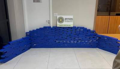 Casal é preso com 183 quilos de maconha em Vale do Sol