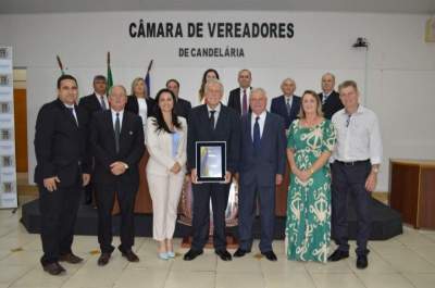 Iro Schunke recebe título de cidadão benemérito de Candelária