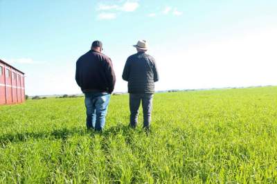 O amor pelo campo transmitido de pai para filho