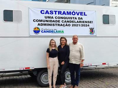 Candelária celebra a chegada do Castramóvel