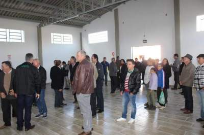 Público conheceu novo auditório do Sindicato Rural de Candelária