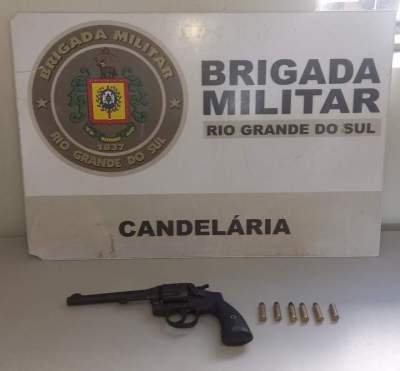 Homem é preso por porte ilegal de arma de fogo 