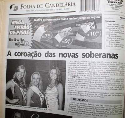 Na Folha, destaque para as vencedoras do concurso de 2008