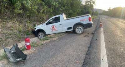 Dois veículos colidem no km 144 da RSC-287