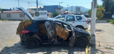 BM flagra veículo repleto de tabaco furtado