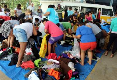 Comunidades do interior começam a receber agasalhos