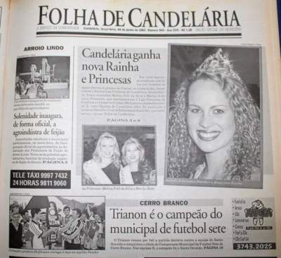 Na Folha, destaque para as vencedoras de 2002