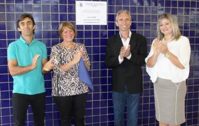 Escola Percílio inaugura sua quadra coberta