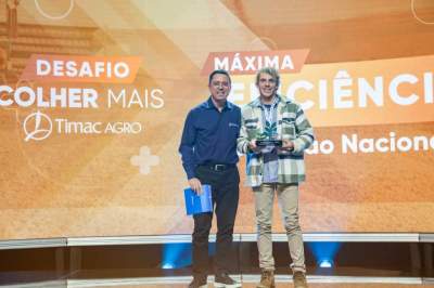 Produtor de Candelária é campeão nacional no Desafio Colher Mais, da TIMAC Agro Brasil