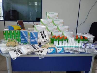 Grupo de comerciantes faz campanha e doa mercadorias para o novo centro de saúde