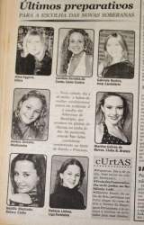 Na Folha, as candidatas ao concurso de 2004