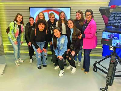 Equipe esteve nos estúdios do Jornal do Almoço de Santa Cruz do Sul