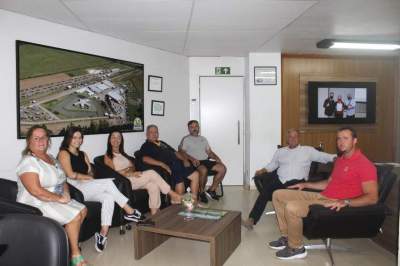 Reunião com representantes da Prefeitura, Rotary Club de Candelária e Acic aconteceu na última segunda, 26