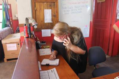 Dinara Fátima da Silva é a secretária da sede | Foto: Arthur Mallmann / FC