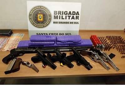 BM realiza a prisão de três pessoas por homicídio doloso, tráfico de drogas e porte de armas