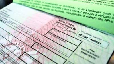Produtores rurais poderão usar nota fiscal em papel até 30 de abril