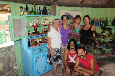 Argentinos ornamentaram cabana para receber visitantes 