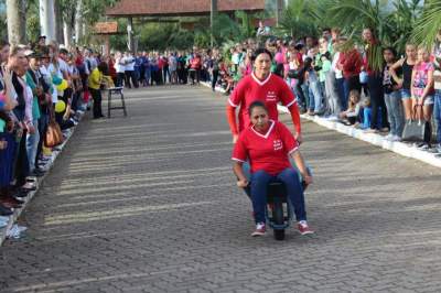 Publico acompanhou última prova da Gincana da Mulher Rural