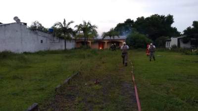 Incêndio atinge casa desabitada em Candelária