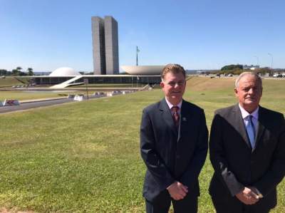Em Brasília, Rim e Cristiano reivindicam R$ 3 milhões em projetos
