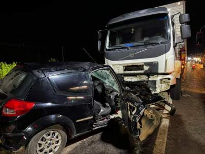 Acidente deixa motorista gravemente ferido na 287